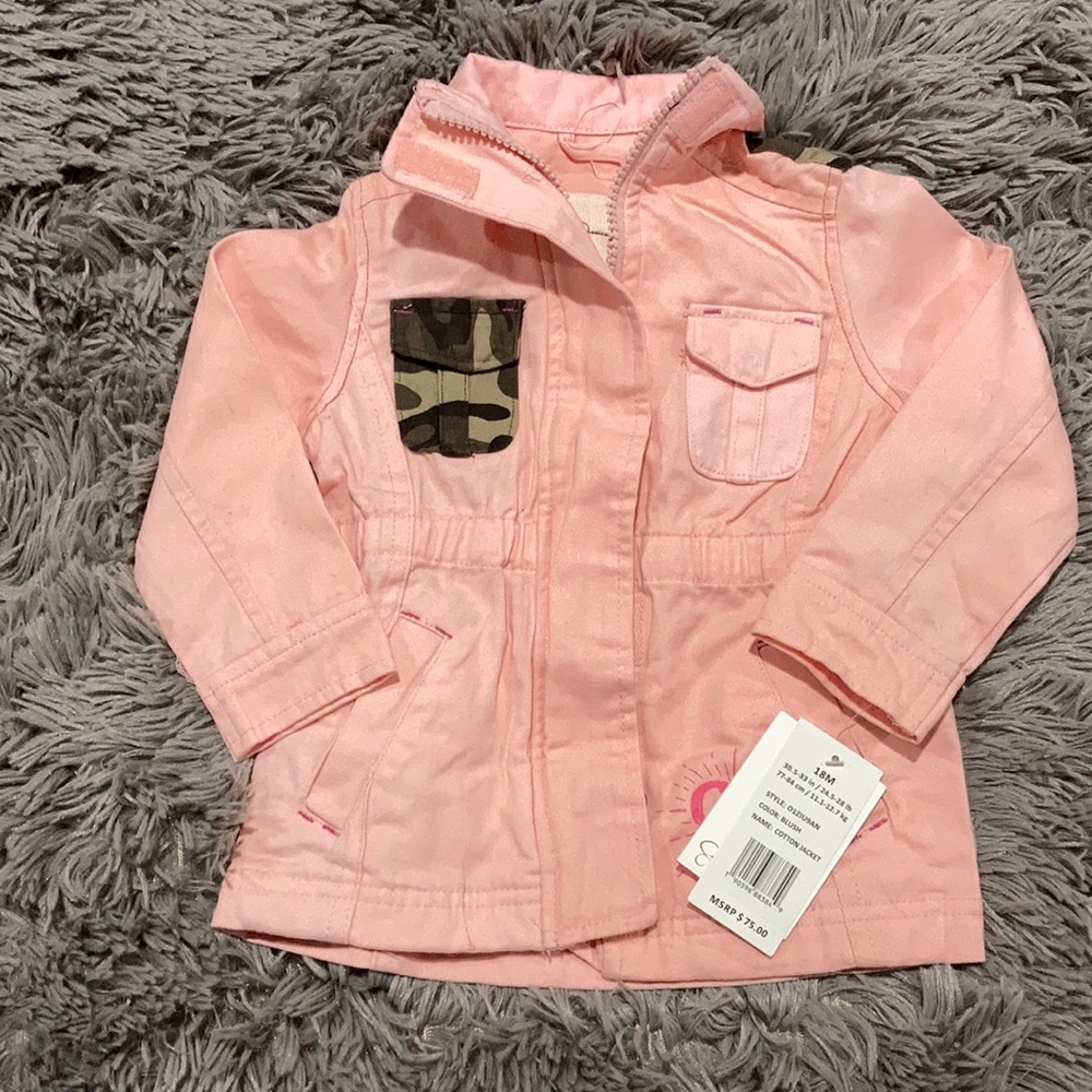 Blush cotton jacket